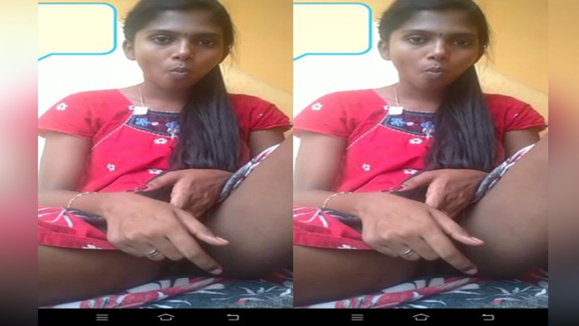 Today Exclusive- Cute Tamil Girl Showing Her Pussy