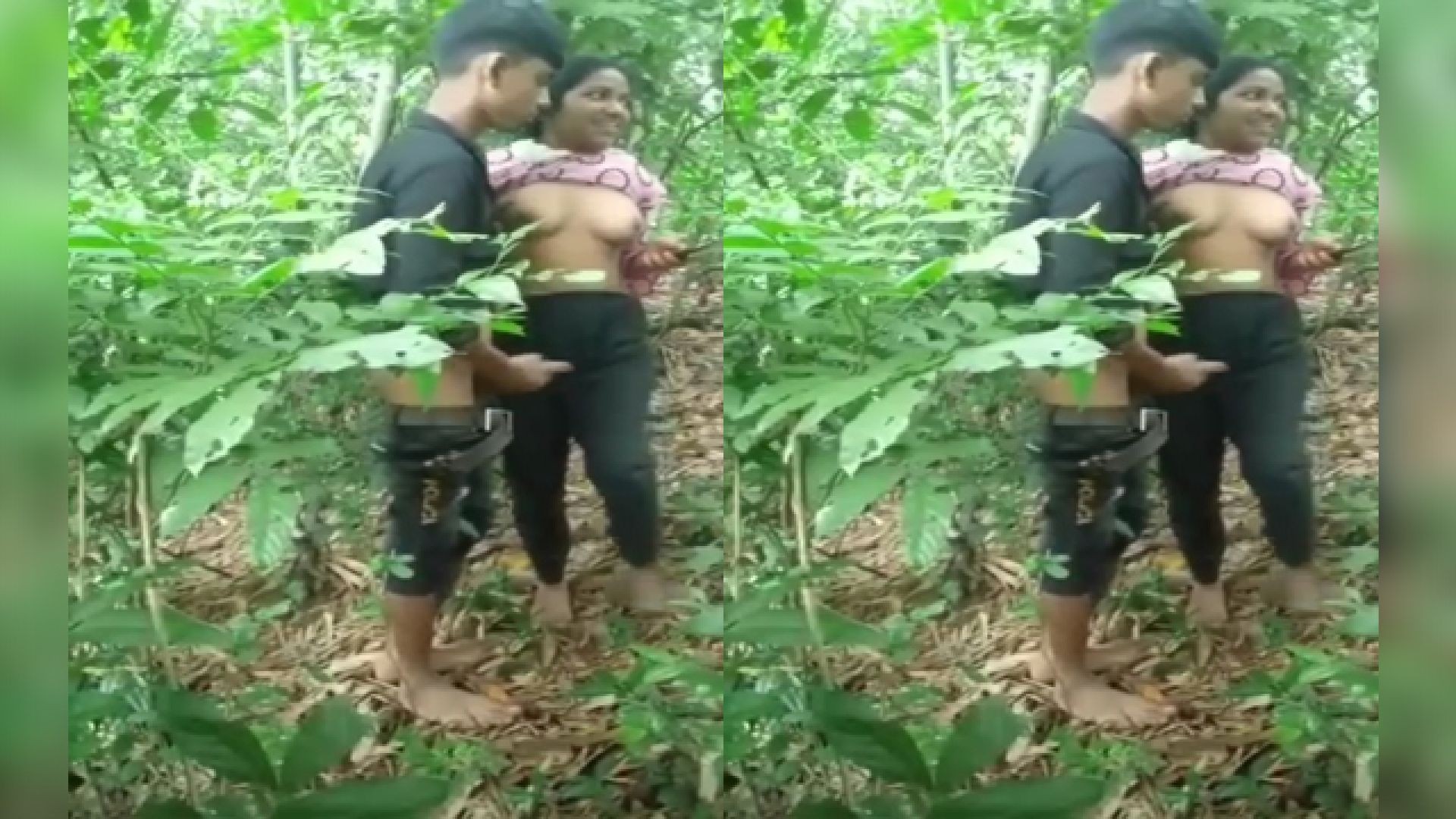 Today Exclusive- Bangladeshi Village Girl Fucking With Young Boy In jungle