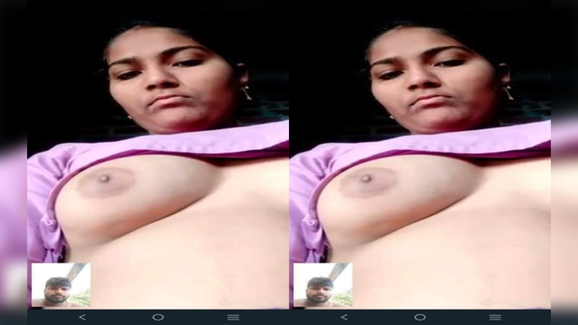 Today Exclusive- Indian Girl Showing Lover boobs