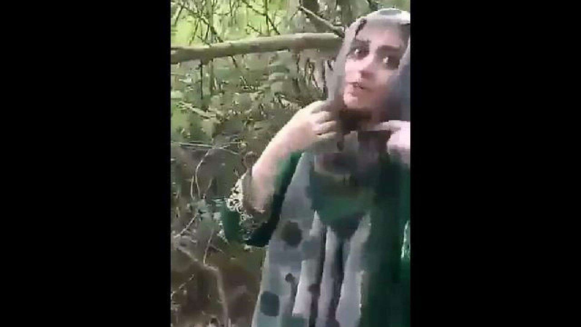 Cute girl having outdoor with clear hindi talking