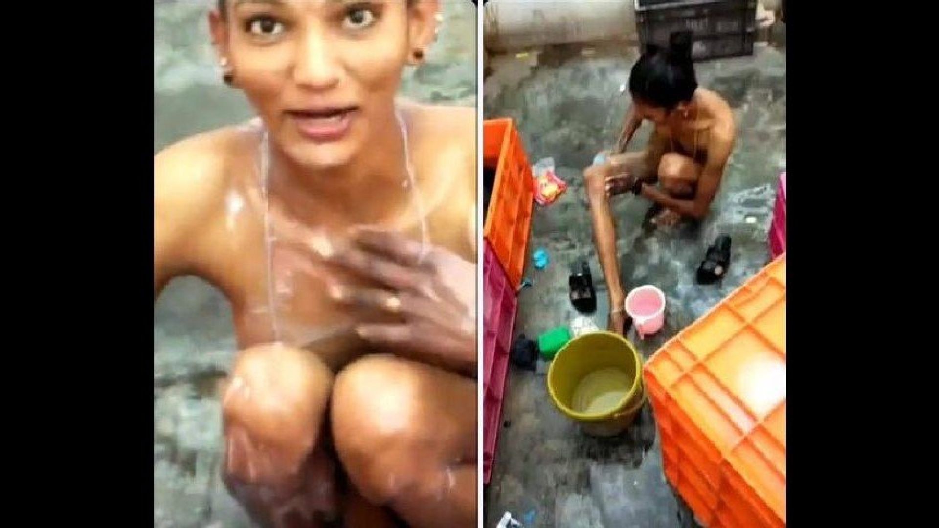 Housewife Bathing Full Nude Captured Secretly