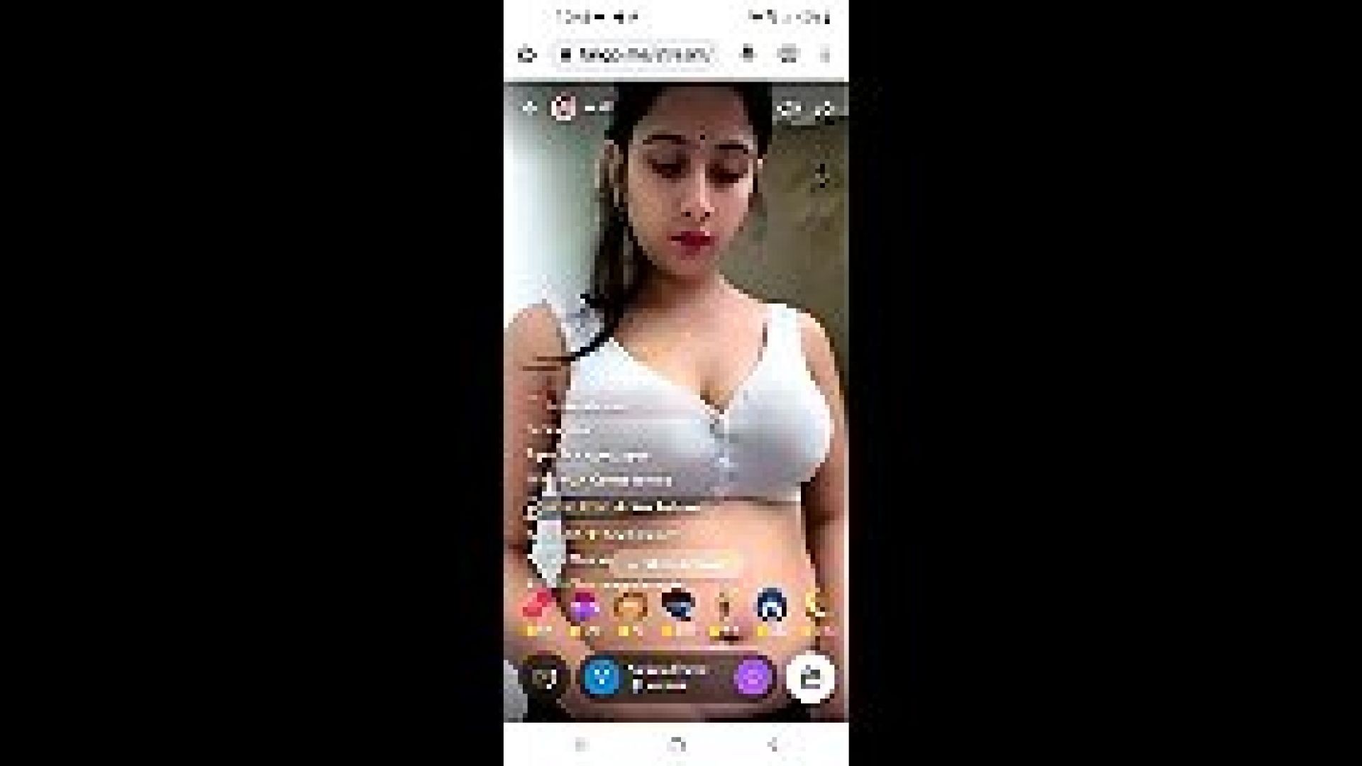 sanjana chetry EXCLUSIVE Topless Tease on Tango Live ~ NO WATERMARKS